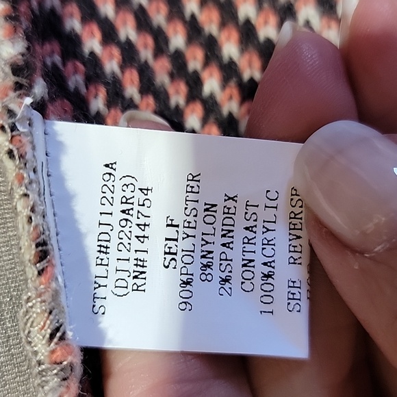 DAVI & DANI Corduroy Aztec Knit Shacket - Picture 10 of 16